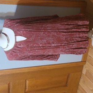 Dress, sz M, mauve, Gentle Fawn